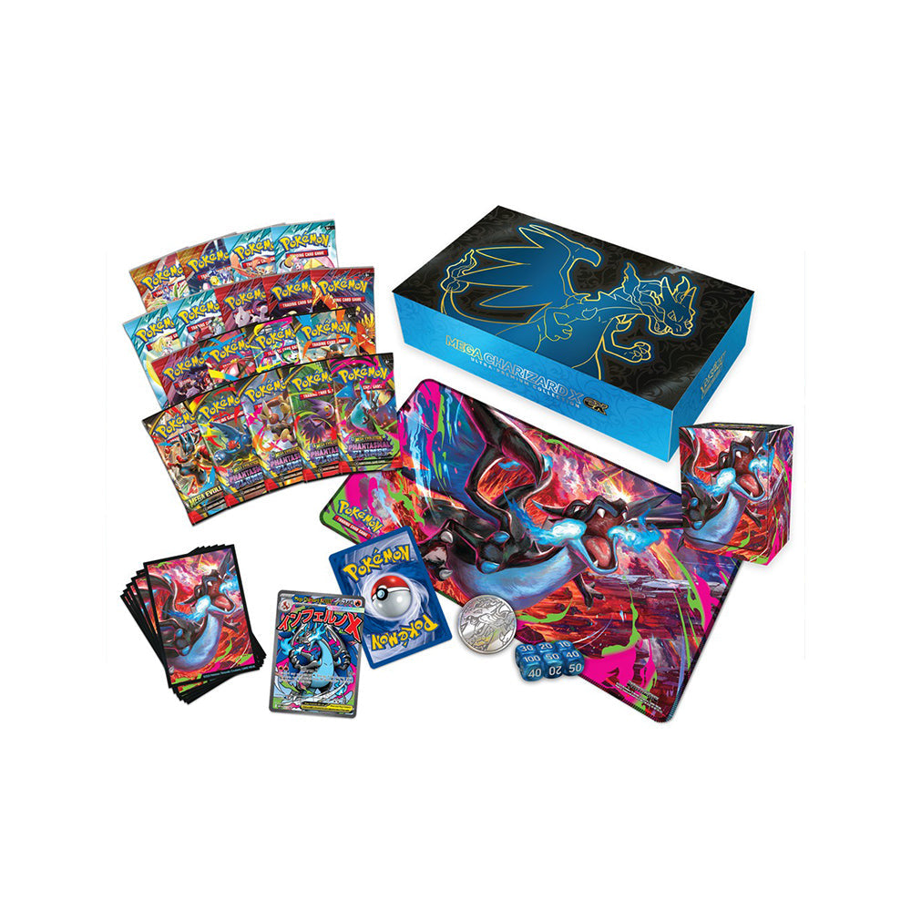 [UPC] Ultra Premium Collection Mega Charizard X ex Inglés 🇬🇧 (Precinto ligeramente dañado)