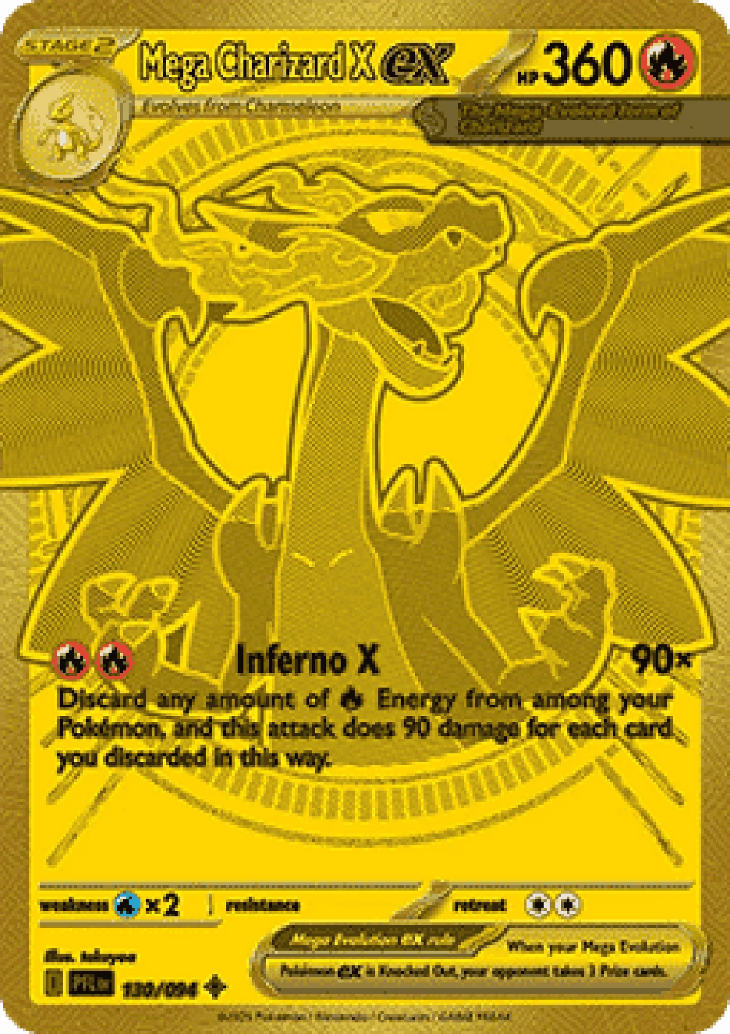 [UPC] Ultra Premium Collection Mega Charizard X ex Inglés 🇬🇧 (Precinto ligeramente dañado)